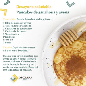 Lee más sobre el artículo Pancakes de zanahoria y avena