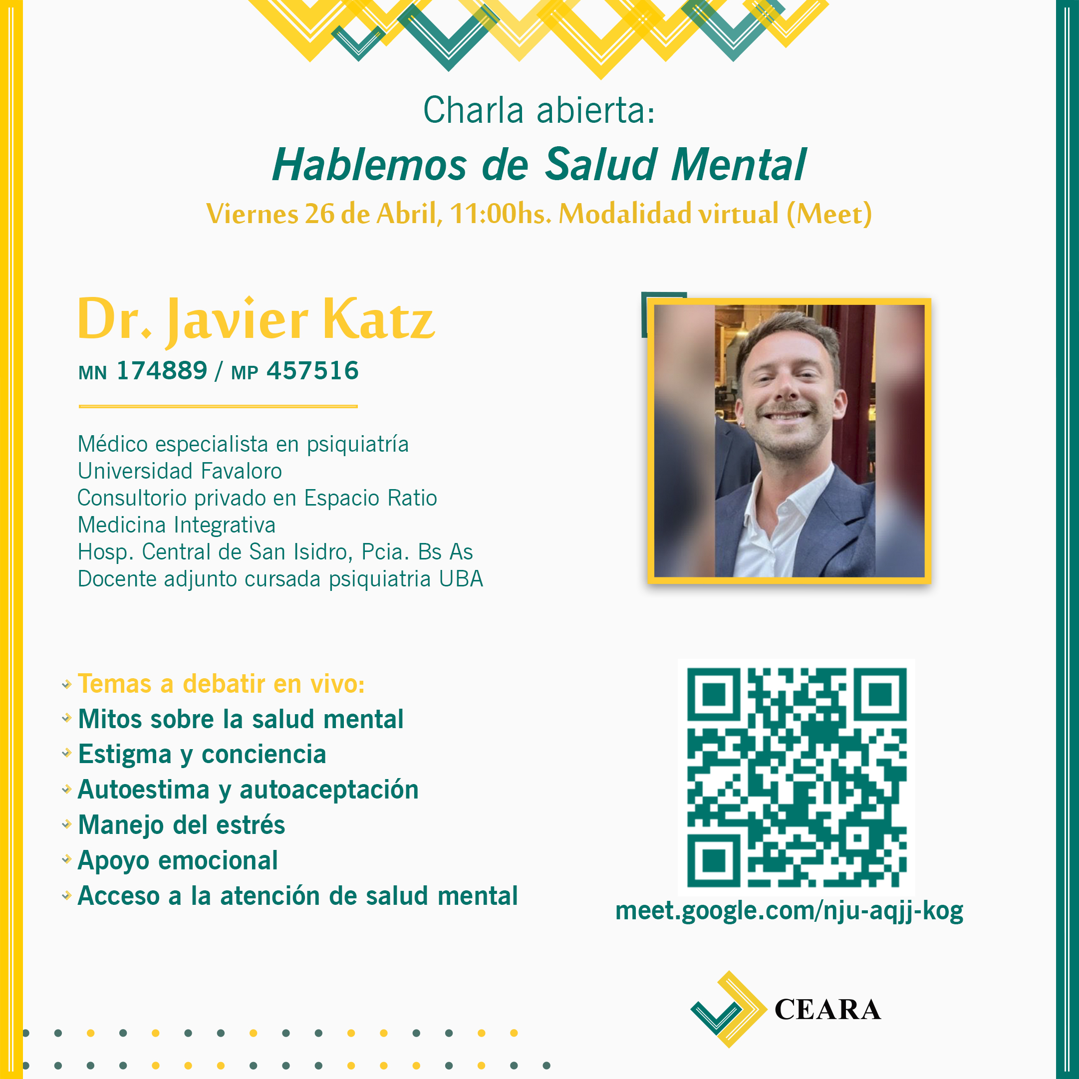 En este momento estás viendo 🧠 “Hablemos de Salud Mental”