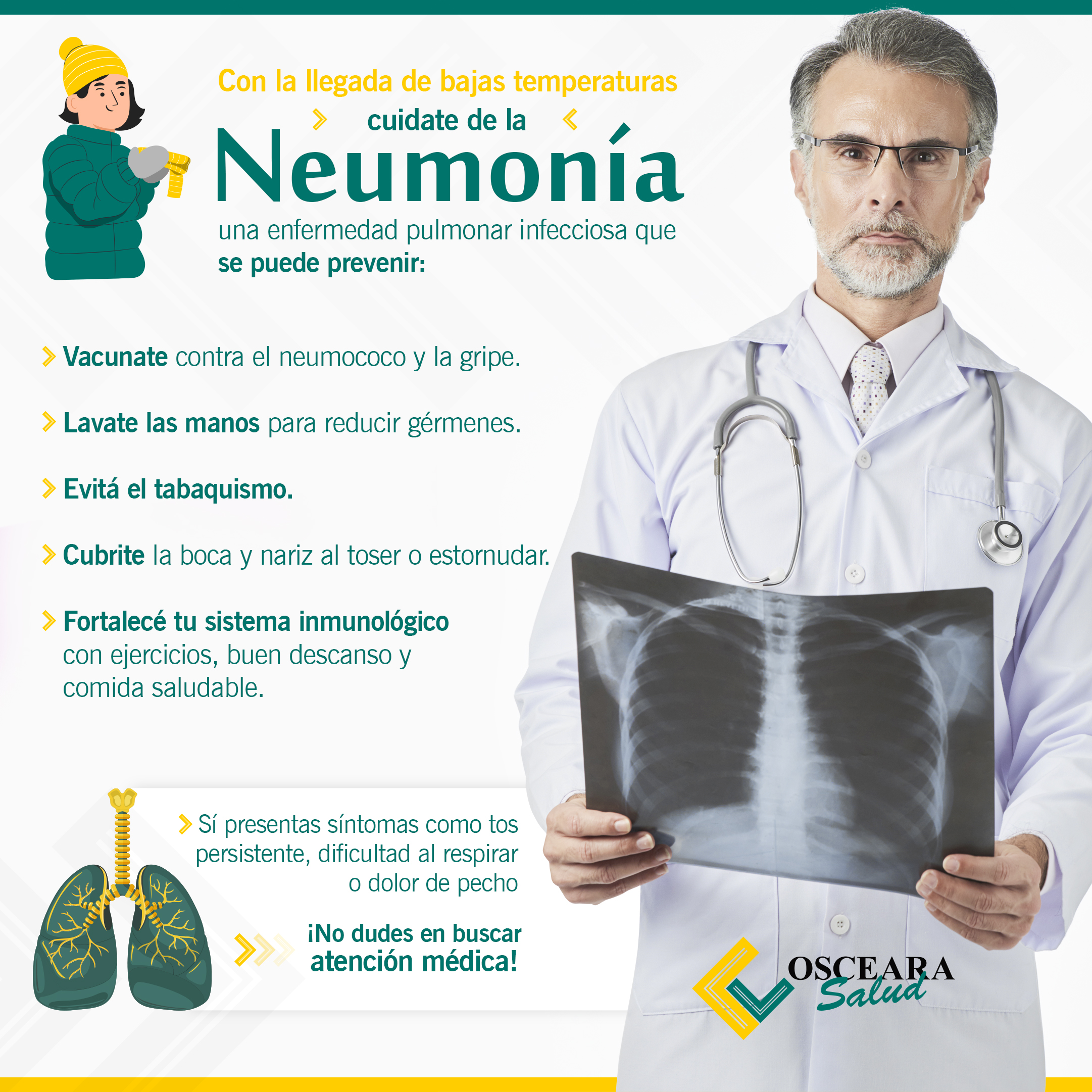 En este momento estás viendo Prevenir la Neumonía