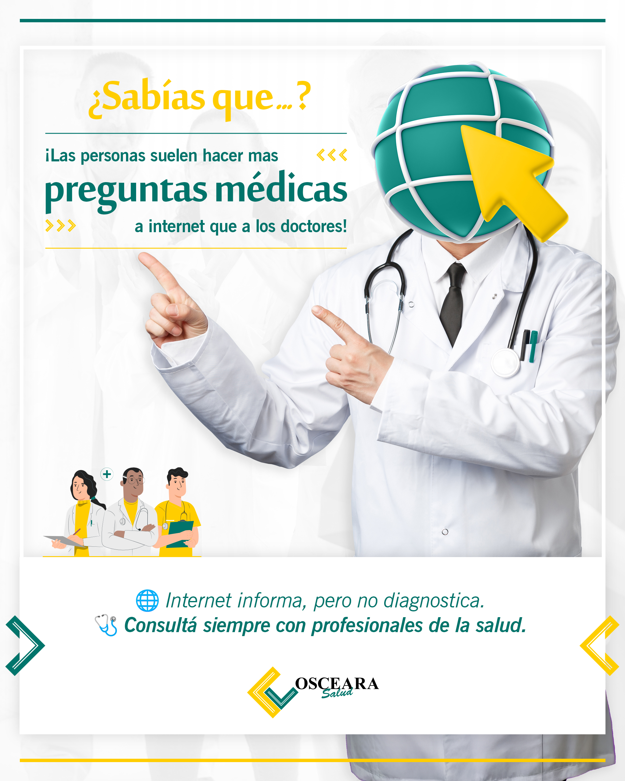 En este momento estás viendo 🔍 Internet puede darte una idea, pero no un diagnóstico. 👨🏼‍⚕️