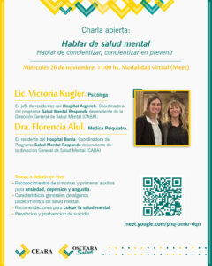 Lee más sobre el artículo 🎗️🧠 Hablar de salud mental: Hablar de concientizar, concientizar en prevenir 🗣️ 🫂