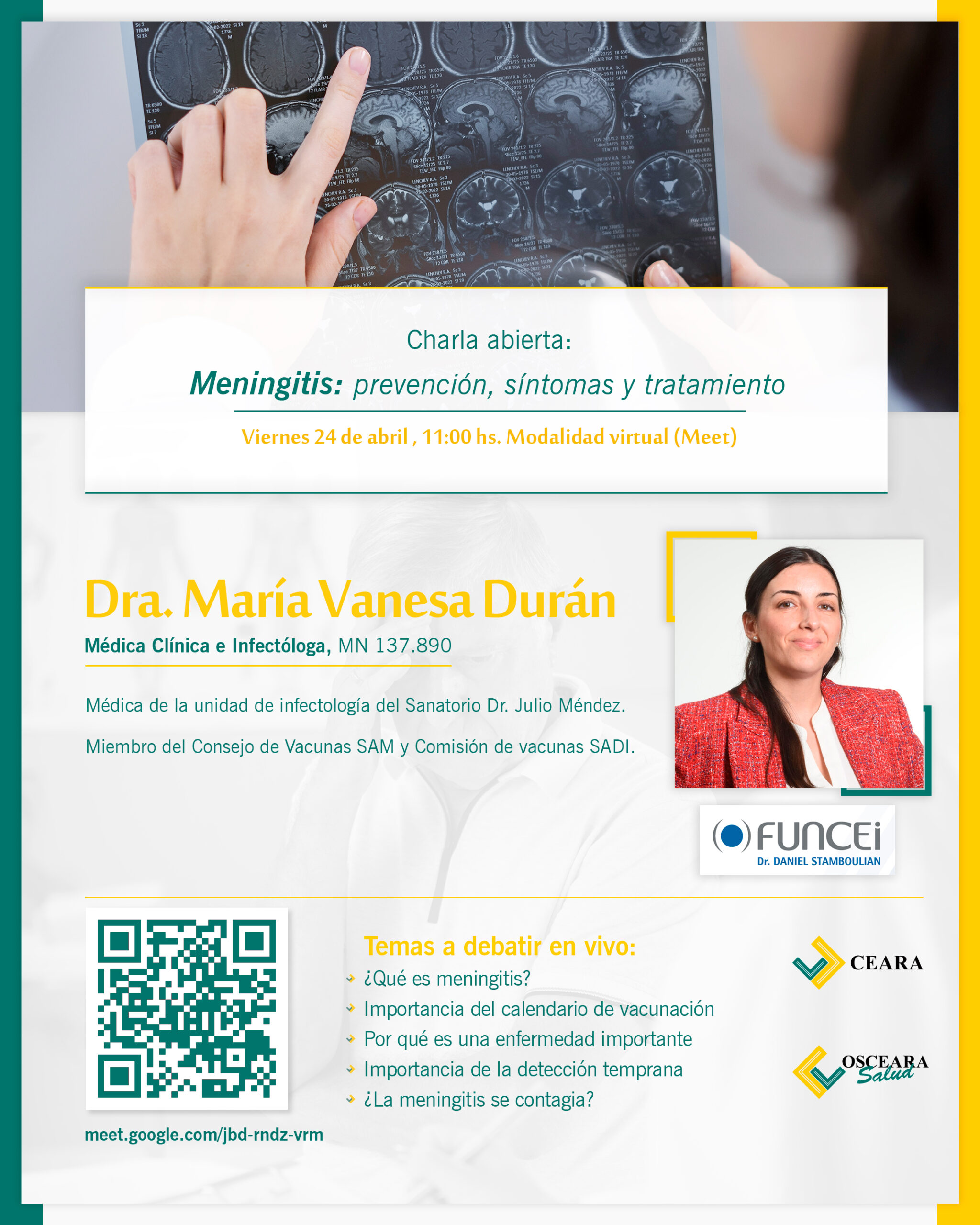 En este momento estás viendo 🧠 Meningitis: prevención, síntomas y tratamiento🗓️🏥